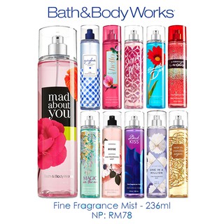 [ ĐỦ MÙI ] XỊT THƠM BATH & BODY WORKS 236ML