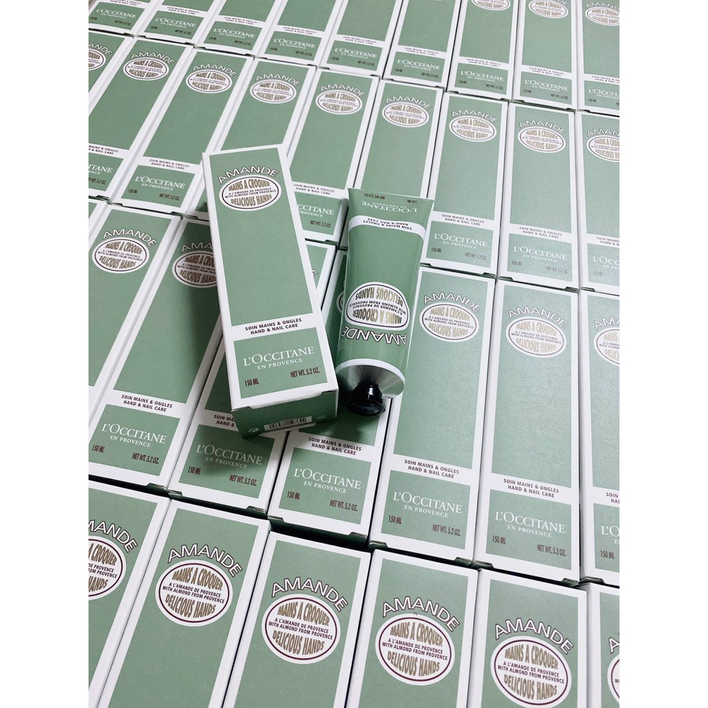 Kem dưỡng tay L Occitane Hạnh Nhân 150ml - L'Occitane Almond Delicious Hands Cream