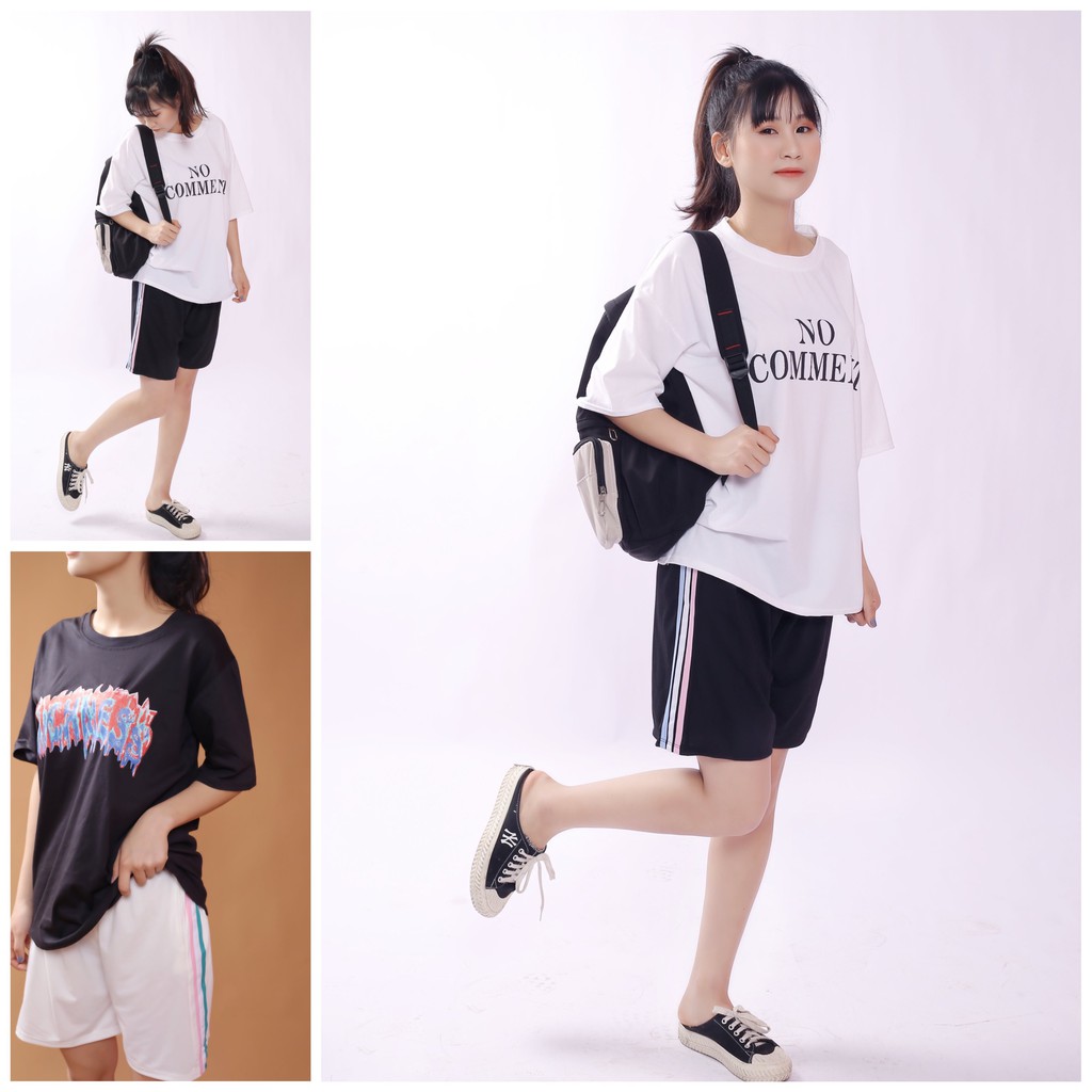 [Mã FAMAYWA giảm 10K đơn 50K] Quần Đùi 3 Sọc Unisex nam nữ Quần Shorts ống rộng màu Đen - Trắng - Xanh Ulzzang | BigBuy360 - bigbuy360.vn