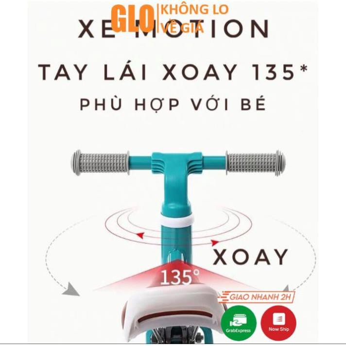 Xe Đạp Motion Chòi Chân Thăng Bằng 3 Bánh Cho Bé Khung Kim Loại Chắc Chắn