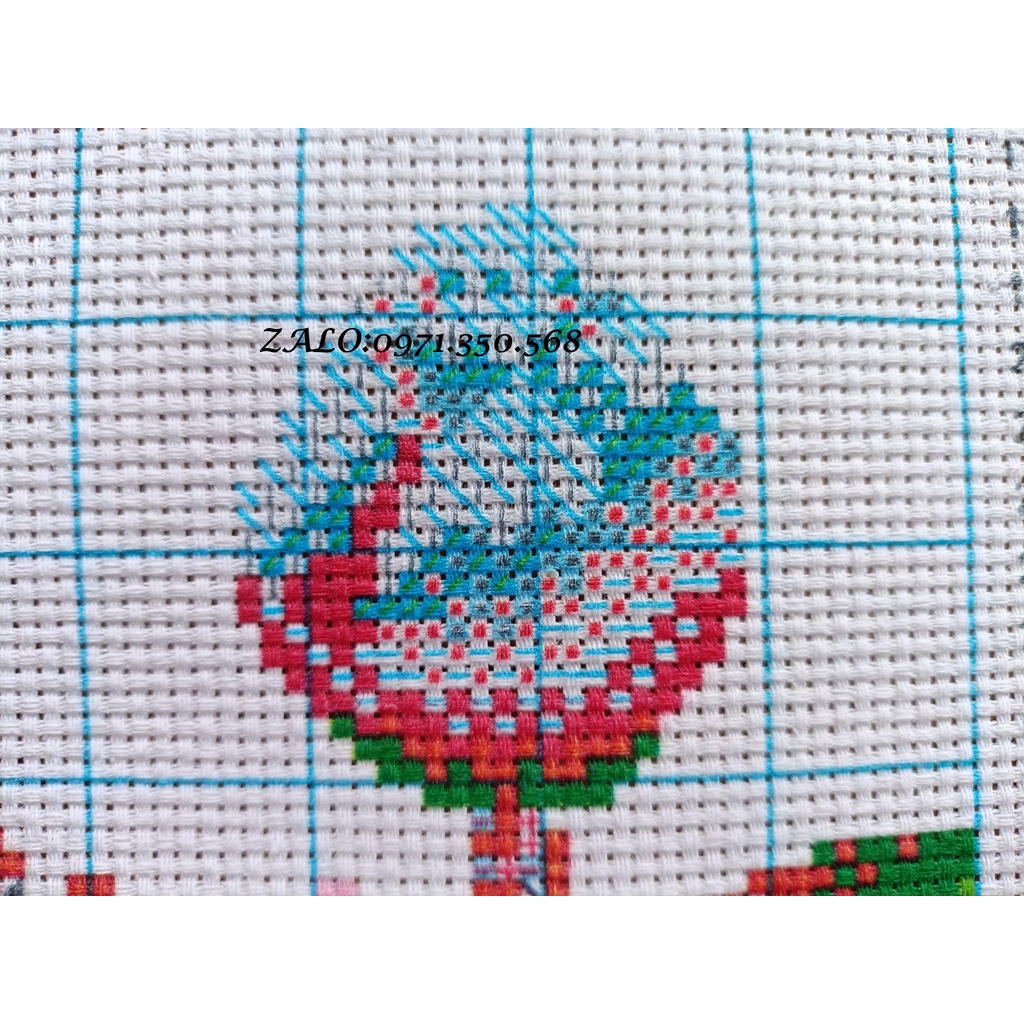 Tranh thêu chữ thập Cha Mẹ 222885-69x42cm