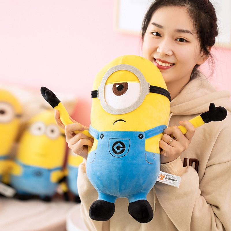 Đồ chơi nhồi bông Hình Minion Hoạt Hình Dễ Thương
