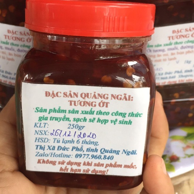 TƯƠNG ỚT RIM ĐƯỜNG TƯƠNG ỚT XÀO NGỌT ĐẶC SẢN QUẢNG NGÃI