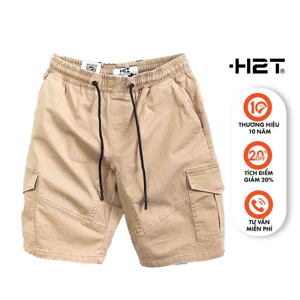 Quần Short Nam Kaki H2T MIX Chất Vải KaKi Mềm, Độ Co Giãn Cao Chuẩn Form Thoáng Mát Cho Mùa Hè