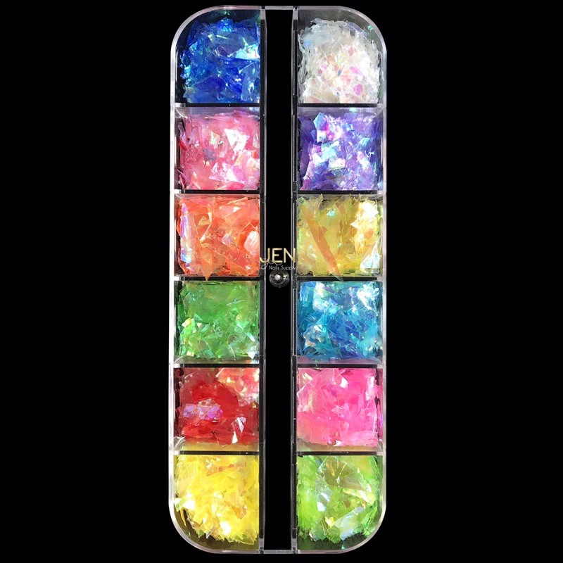 Nhũ giấy màu kim tuyến-phụ kiện nail móng