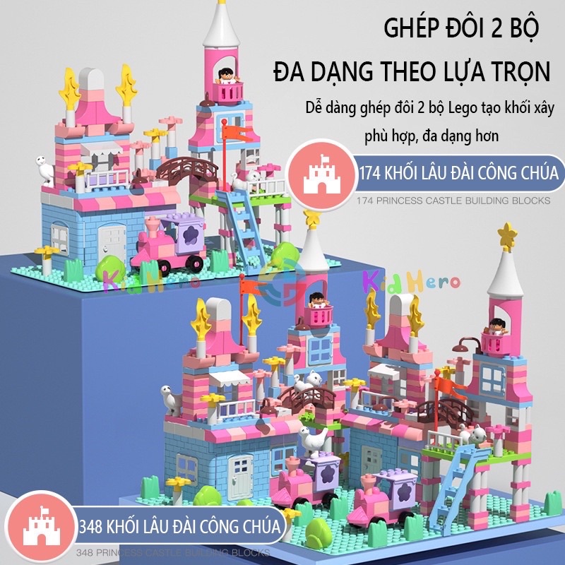 Bộ lắp ráp Lego Lâu đài công chúa 174 chi tiết