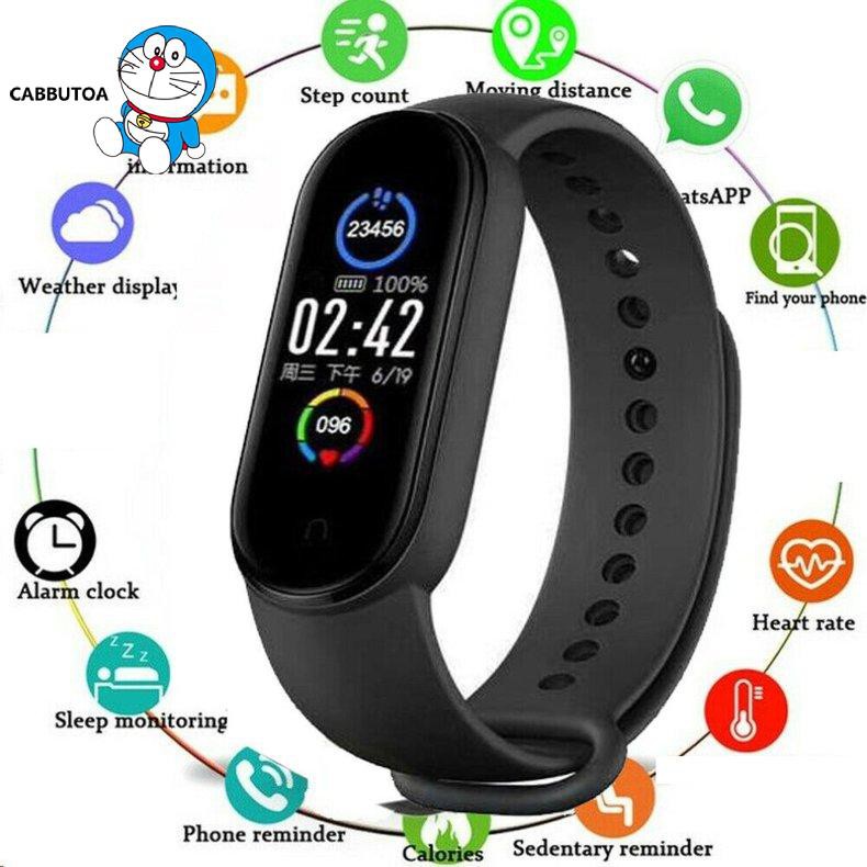 Đồng Hồ Thông Minh Đa Năng Theo Dõi Tình Trạng Sức Khỏe M5