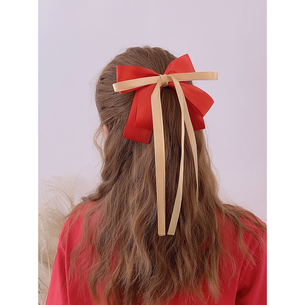 KIDBLUE Korean Online celebrity headdress bow hairpin ins Korea spring clip