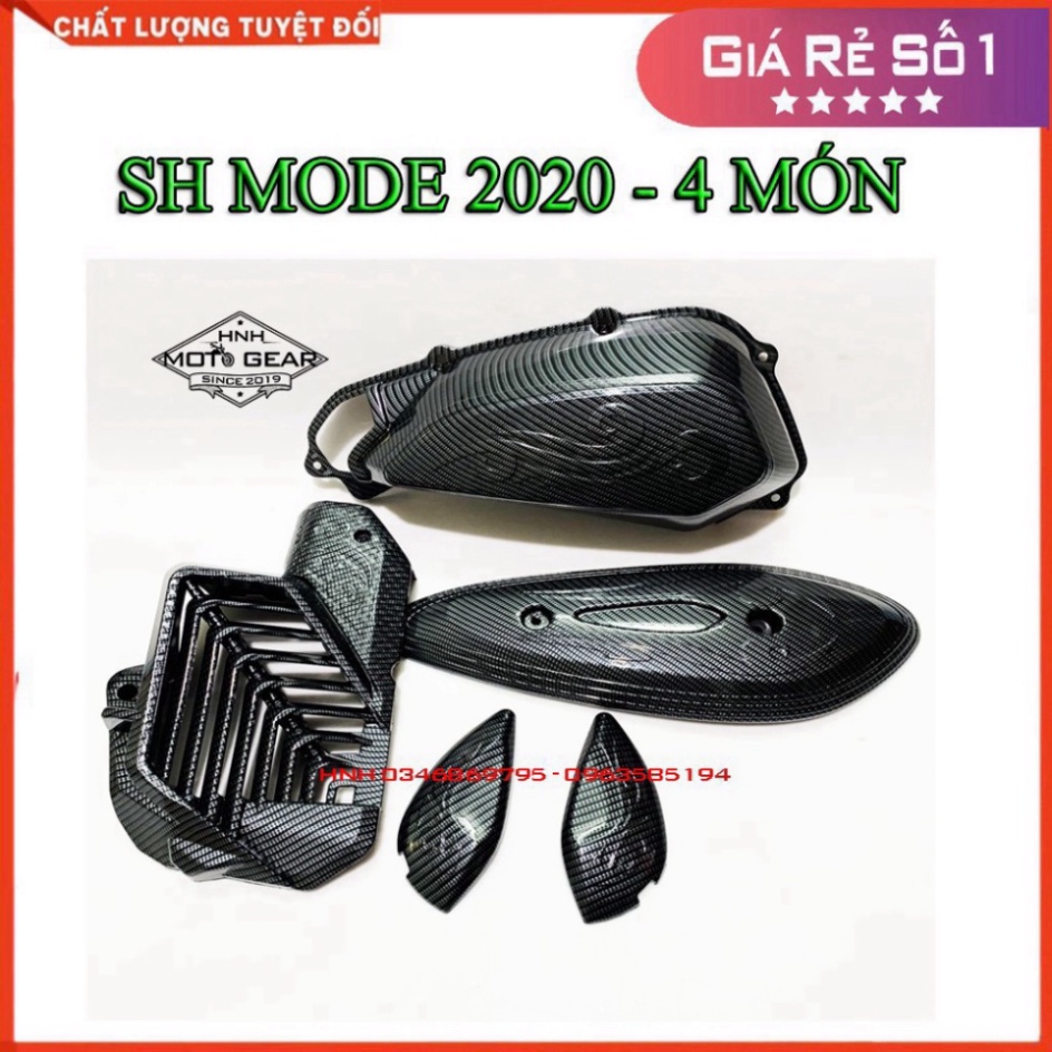 Ốp Carbon Cơ Bản SH Mode 2020 4 Món