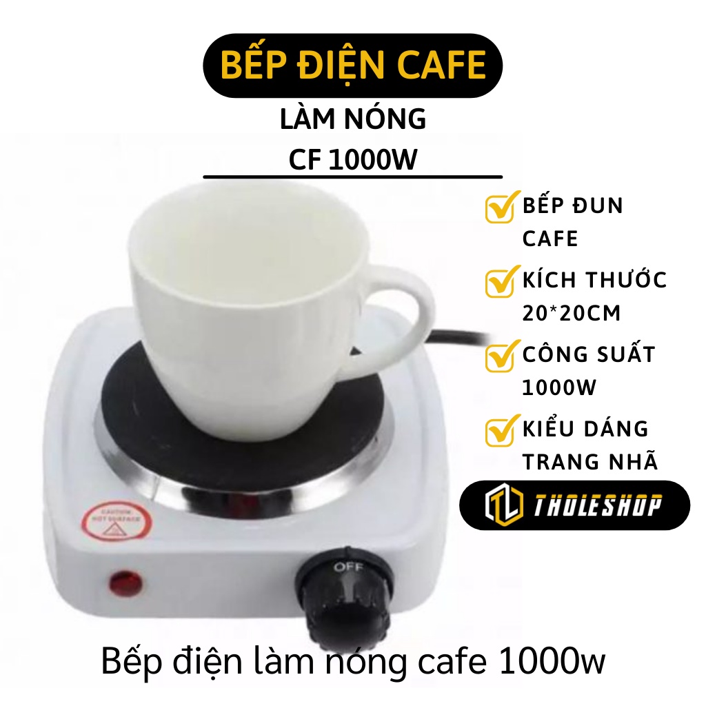 Bếp Điện Mini - Bếp Pha Cafe, Trà, Nấu Nước, Đun Sáp Đậu Nành, Sáp Nến 6313