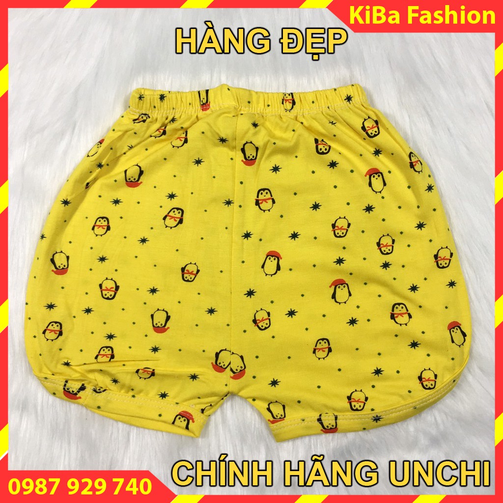 [ CHÍNH HÃNG UNCHI ] Set 5 chiếc Quần đùi thun lạnh, cotton lạnh co giãn 4 chiều cho bé Gái 6-15kg- QĐ - TK0110