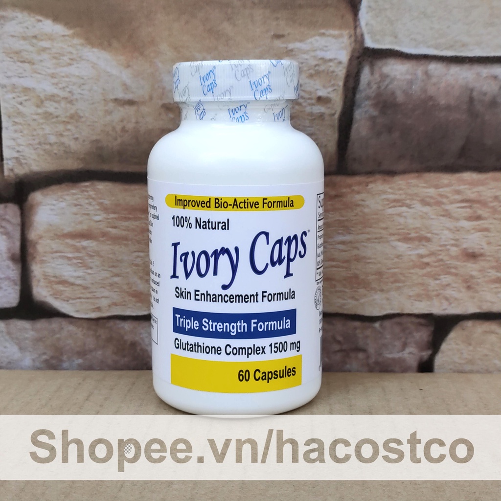 Viên Uống Ivory Caps Triple Strength Formula 1500mg 60 viên - ivory cap