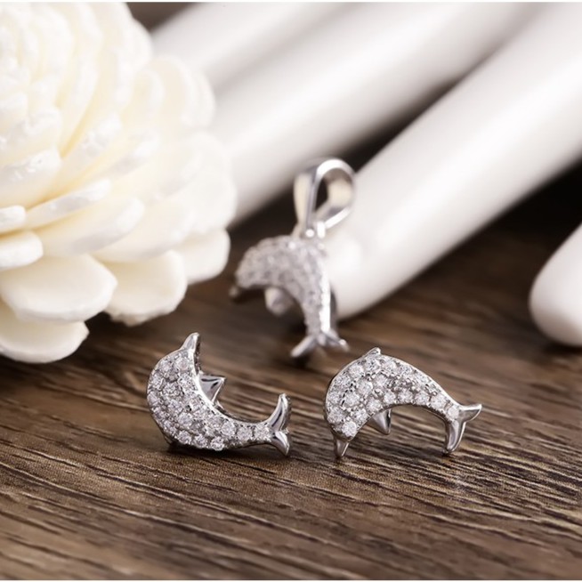 Bộ trang sức bạc Dolphin