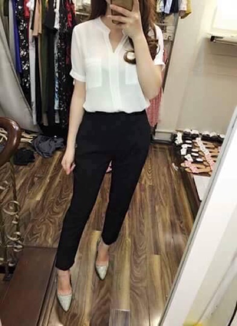Quần tây ống đứng