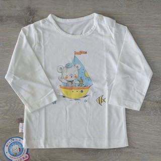 AL0013 Áo dài tay cotton Hello B&B - Hello BB