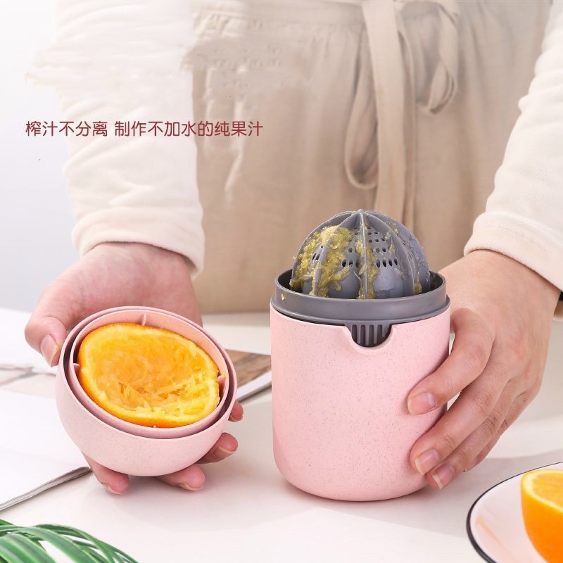 Dụng cụ vắt cam đồ vắt ép nước cam hoa quả trái cây bằng tay nhựa lúa mạch cầm tay