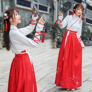 [ Order- có ảnh thật,  cuối]  - Bộ đồ cổ trang nữ thêu hoa mai bó tay,  chất đẹp giá ưu đãi