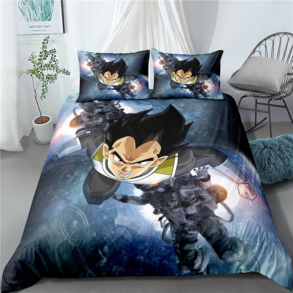 Bộ Drap giường 3 Trong 1 Hình son goku vegeta