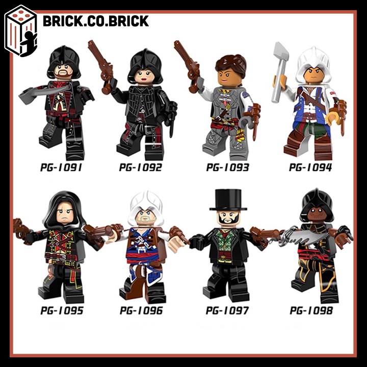 Xếp Hình Minifigures Các Nhân Vật Trò Chơi Assassin's Creed Đồ Chơi Lắp Ráp PG8086