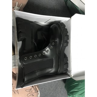 Giày boot MÃ A1732 Đế chiến binh ngầu bôt ullzang basic co dãn mùa thu đông boots boost bốt