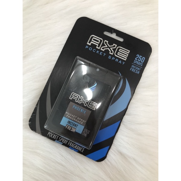 👉Nước hoa mini MEN AXE Pocket Spray Fragrance Phoenix Instant Fresh 17mL 250 Sprays  -Mỹ