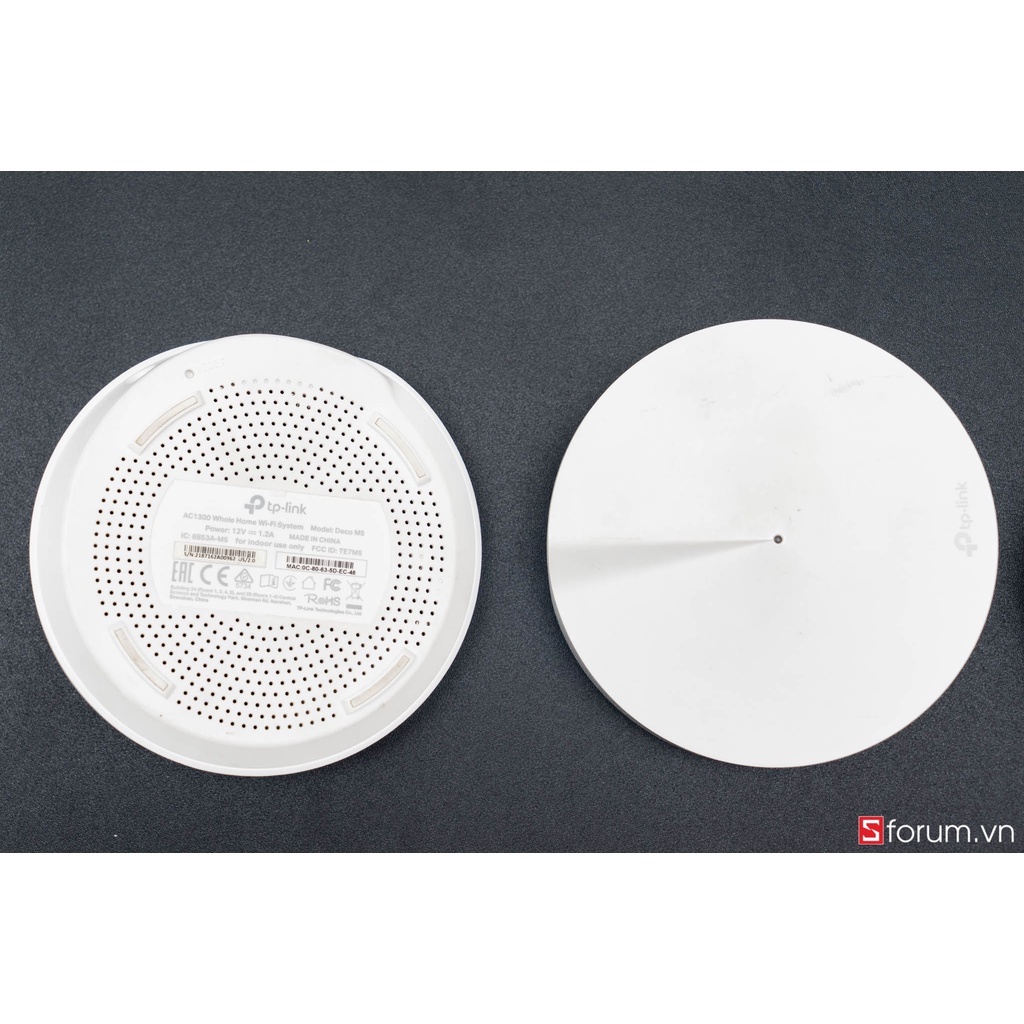 Hệ Thống Wifi Mesh TP-Link Deco M5 (2-pack) Chuẩn AC 1300Mbps Tăng Độ Phủ Sóng Trong Gia Đình