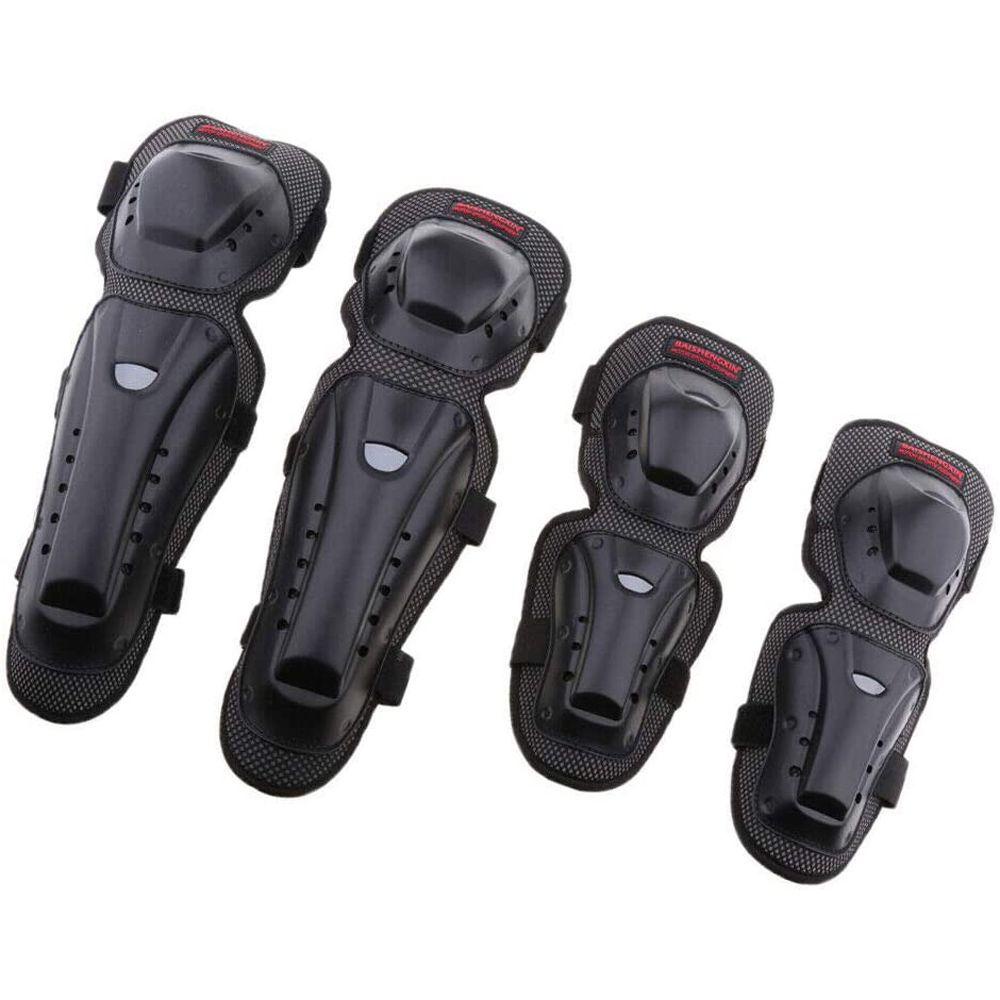 Set 4 Miếng Đệm Bảo Vệ Đầu Gối Chống Lạnh Chống Ngã Khi Đi Xe Máy Sự Bảo Vệ