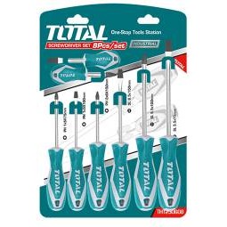 ĐỒ NGHỀ TOTAL Bộ 8 tua vít THT250608 &lt; HÀNG CHÍNH HÃNG &gt;