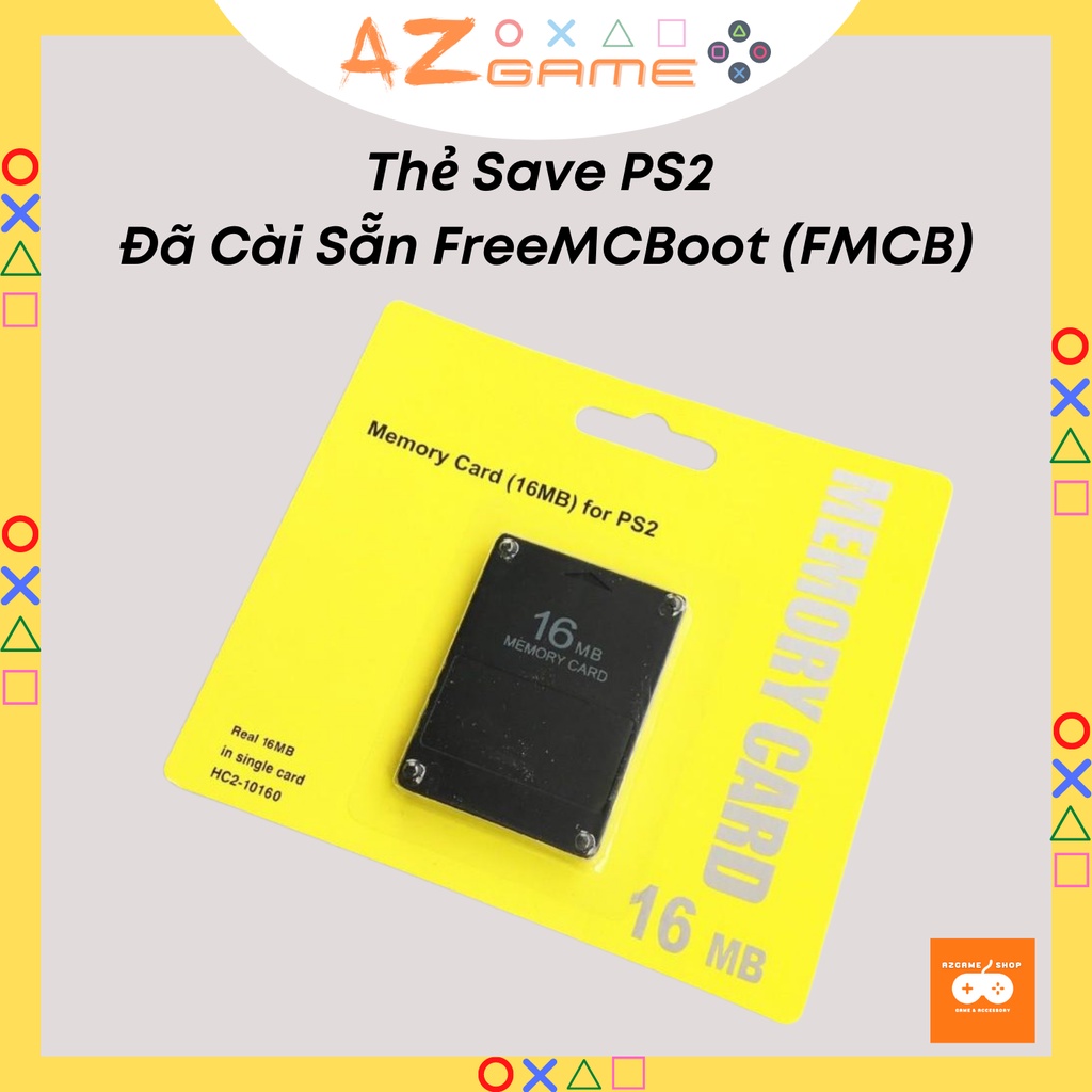 Thẻ Save PS2 Đã Cài FreeMCBoot (FMCB) Hack PS2 Chơi Game Trên USB - Ổ Cứng