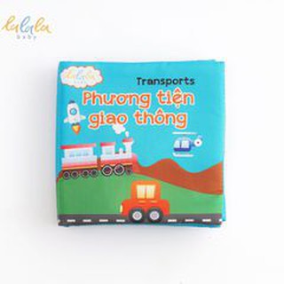 Sách Vải Phương Tiện Giao Thông - Đồ Chơi Sạch Cánh Diều - Made in Việt Nam