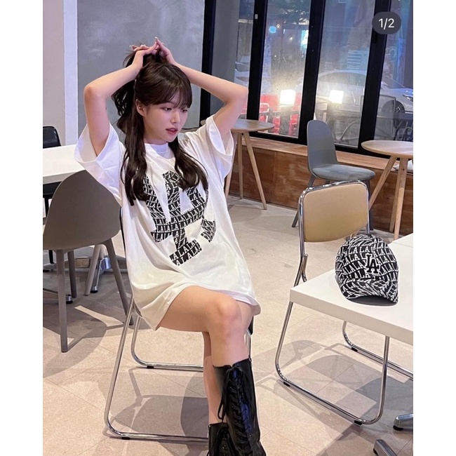 Áo MLB logo meta LA