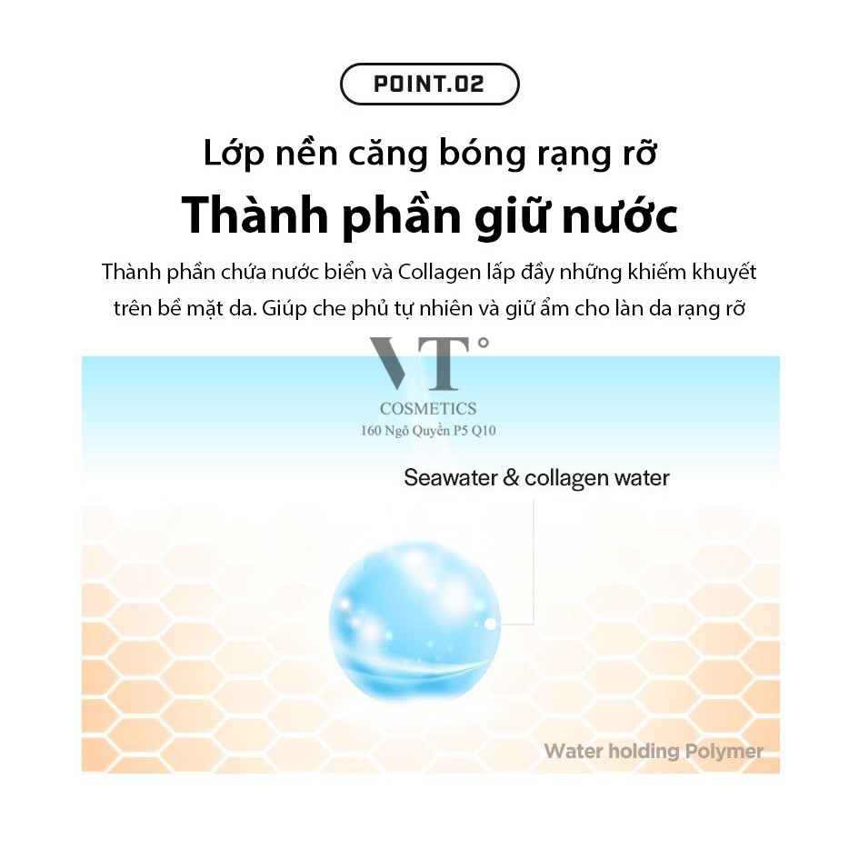 Phấn Nước Cho Da Khô VT BT21 REAL WEAR WATER CUSHION
