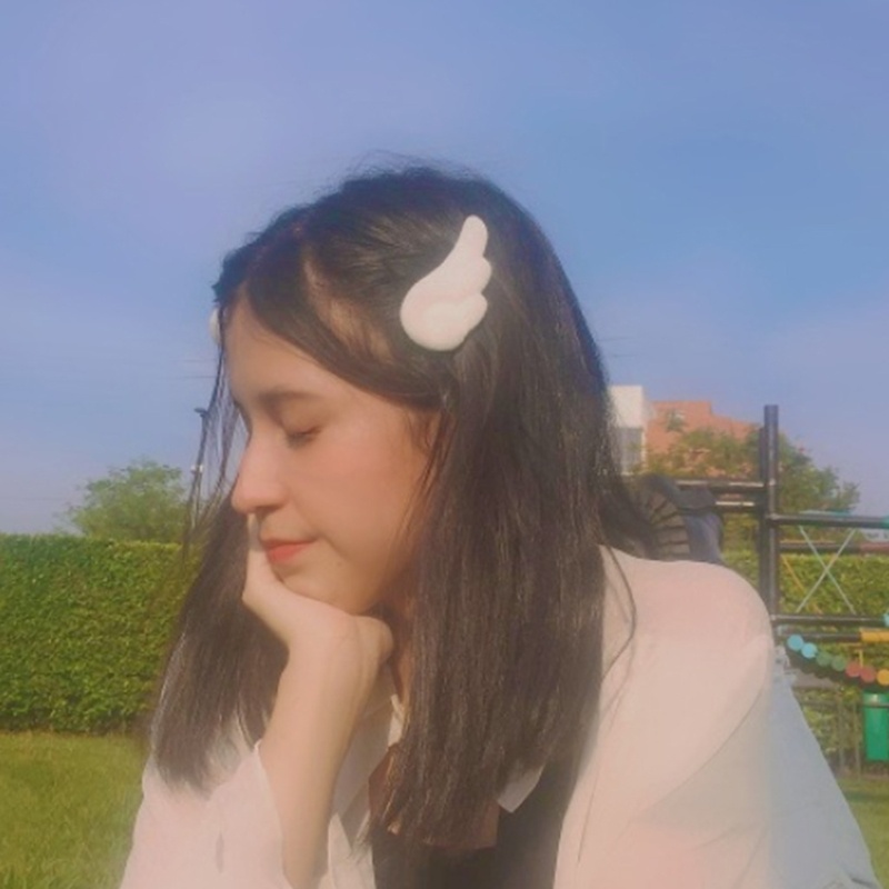 Bộ 2 Kẹp Tóc Hình Cánh Thiên Thần Hoạt Họa Dễ Thương Chống Trượt