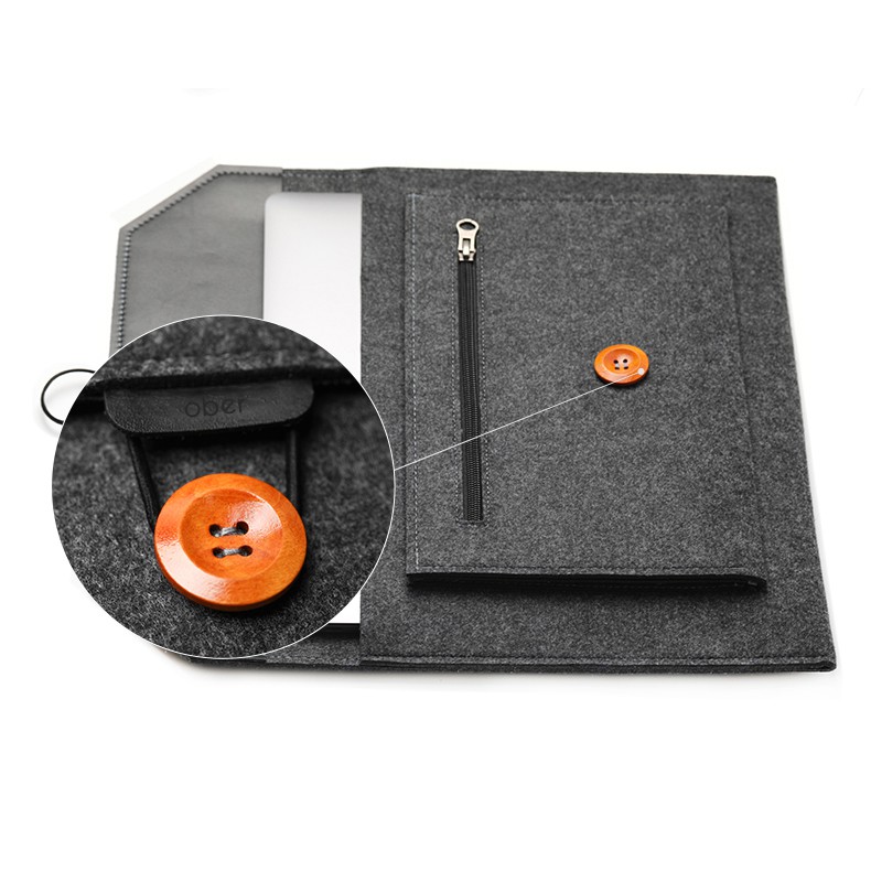 Túi đựng Laptop 14 inch len nỉ dày | BigBuy360 - bigbuy360.vn