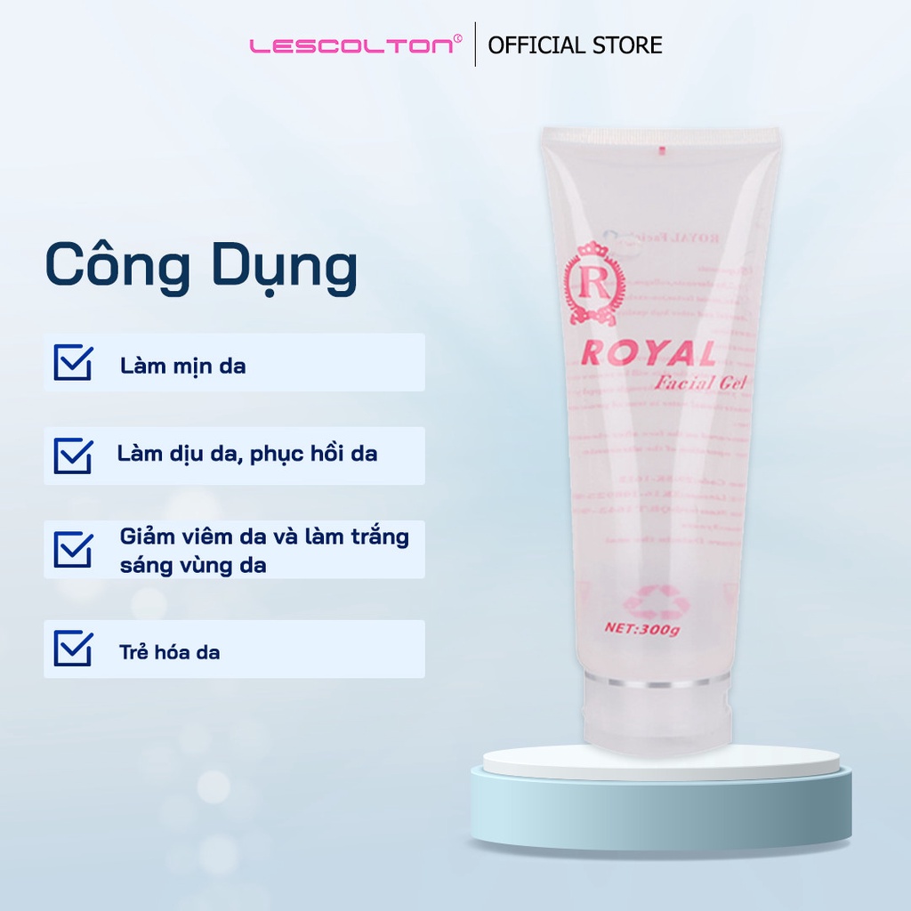 Sản phẩm sử dụng cùng máy triệt lông LESCOLTON chiết xuất từ lô hội dùng làm dịu da