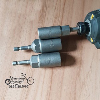 Chụp bulong sâu lòng 13- 17 -19mm chuôi lục giác cho khoan