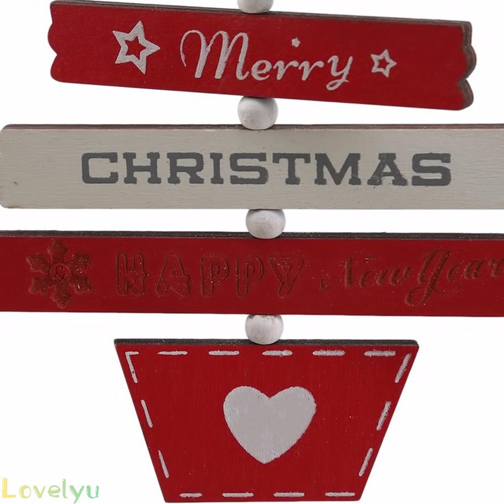 [ FAST SHIPPING ]Christmas Tree Wooden Ornaments Christmas Ornaments--Wooden-Letter Pendant