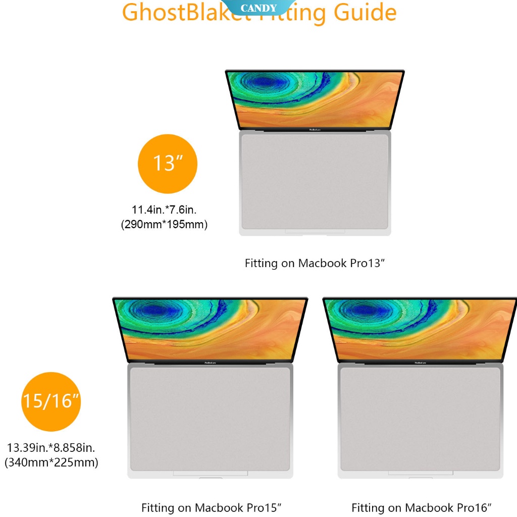 Thảm Lót Bảo Vệ Bàn Phím Máy Tính MacBook Pro 13/14/15/16 Inch Bằng Sợi Microfiber Chống Bụi Tiện Dụng