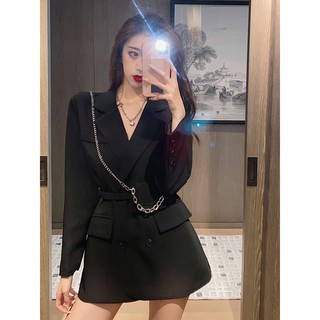 Áo khoác kèm túi đeo cá tính cực chất phong cách Hong Kong