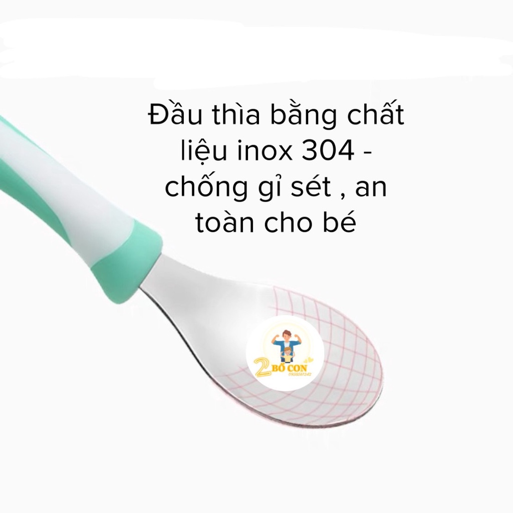 Bộ thìa nĩa đũa tập ăn dặm cho bé hình động vật dễ thương có kèm hộp đựng - Thìa nĩa tập xúc cho bé ăn dặm