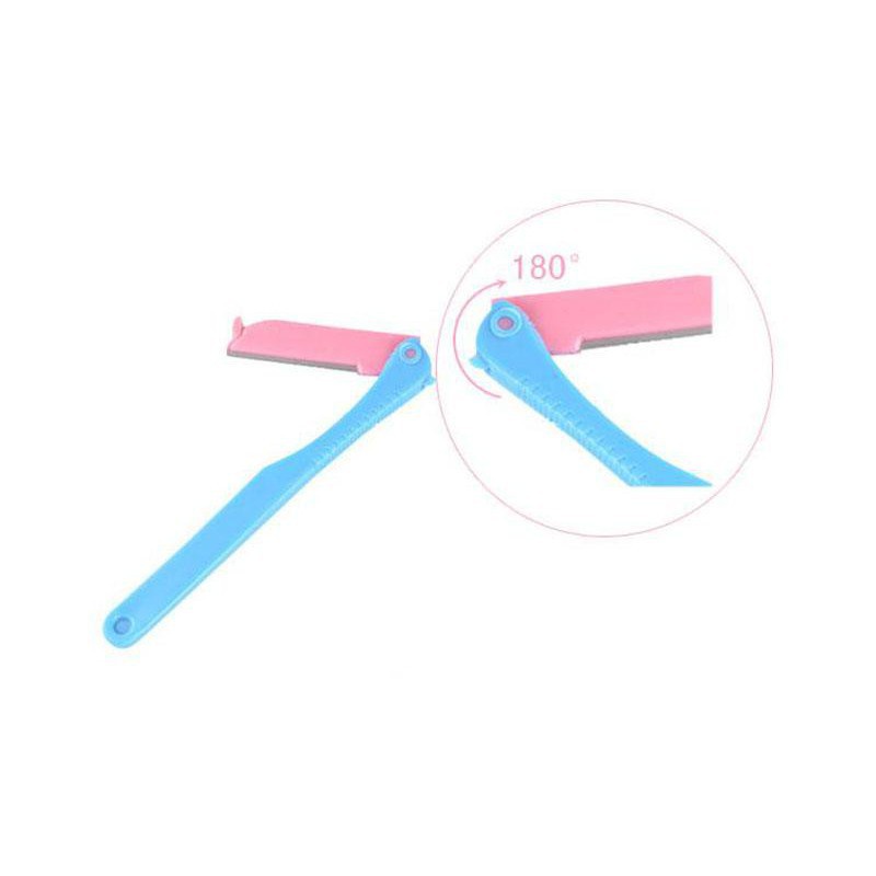Bộ dao cạo tỉa lông mày 2 lưỡi Ailin - Dụng cụ tỉa lông mày gọn nhẹ 1264 KOREA STORE88