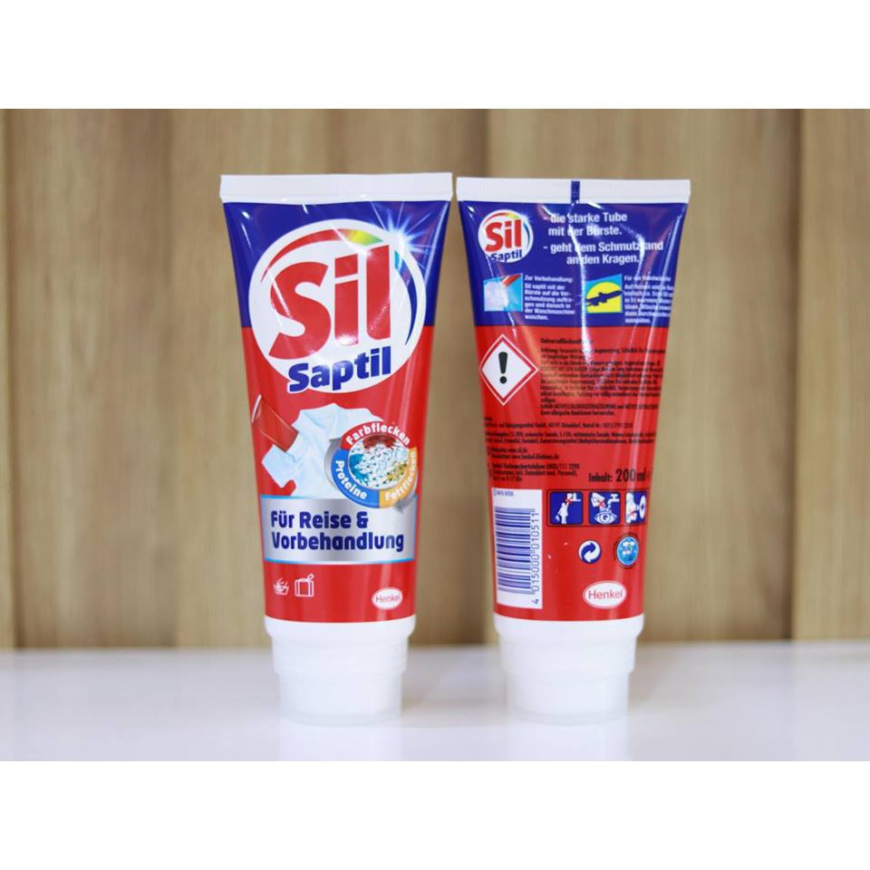 TUÝP KEM TẨY VẾT BẨN TRÊN QUẦN ÁO SIL SAPTIL của Thương hiệu: HENKEL