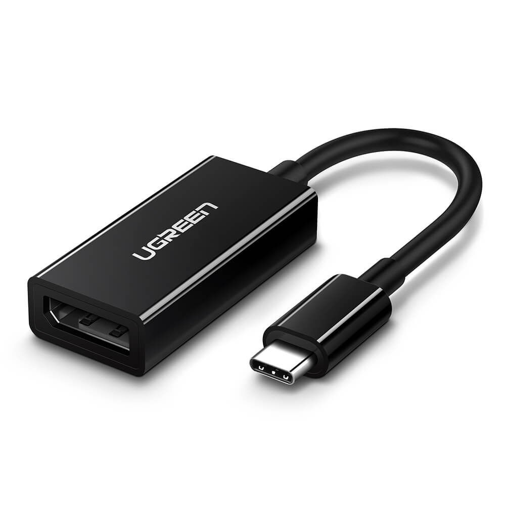 [CHÍNH HÃNG]  Cáp chuyển đổi UGREEN 50433 USB type C sang DisplayPort dài 15cm độ phân giải 4K*2K@60Hz | BigBuy360 - bigbuy360.vn