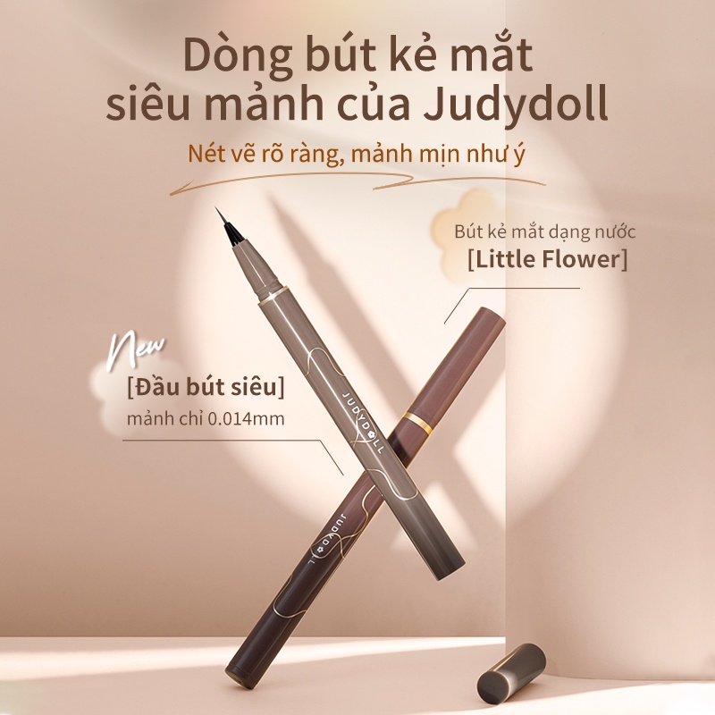 Bút Kẻ Mắt Nước Siêu Mảnh 0.014mm JUDYDOLL Slim Liquid Eyeliner Không lem Không trôi Chống nước Khô nhanh Kẻ mi dưới dễ dàng 0,4g | BigBuy360 - bigbuy360.vn