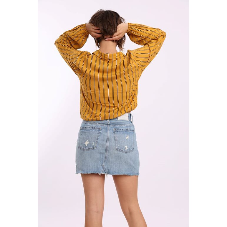 Chân váy jeans Daz xuất xịn
