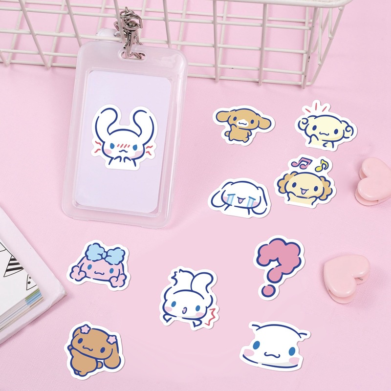 Set 40 Miếng Dán Trang Trí Điện Thoại/Ghi Chú Họa Tiết Hoạt Hình Dễ Thương