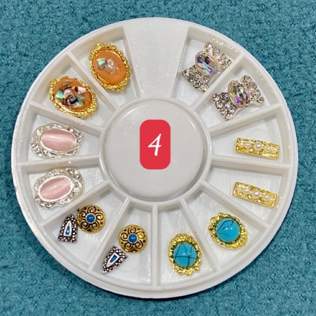 Sét đá cham mix sét sẵn dùng trang trí móng tay nail