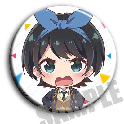 Combo 8 huy hiệu cài áo IN HÌNH Kanojo Okarishimasu Dịch vụ thuê bạn gái ver đầu to anime chibi dễ thương