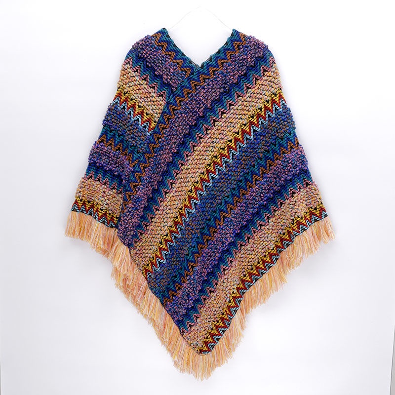 Áo khoác len dáng rộng họa tiết kẻ sọc thời trang thu đông phong cách Hàn Quốc cho nữ
 | BigBuy360 - bigbuy360.vn