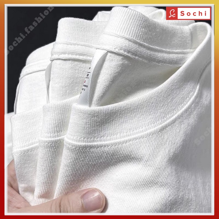 Áo thun nam tay ngắn cổ tròn BST áo trắng cộc tay phong cách Hàn Quốc mã CZ601